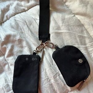 lululemon athletica Black Key & Card Holder Set